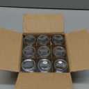 2 oz Glass Shot Bottles Black Lids & 24 Labels And Brush-Small Clear Jar for Ginger,Juice, Sample, Whiskey-Travel Essentials Mini Bottles-Wide Mouth, Leakproof,Wellness Shot,Dishwasher Safe (9)