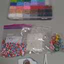 Meland Fuse Beads Kit - 11,000 pcs 36 Color Beads for Craft for Girls Age 5-12 Year Old,5MM Melty Beads Set Including 5 Pegboards, Ironing Paper & Chain Accessories Iron Beads Christmas Birthday Gift