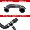 FZJDSD 1668301400 Engine Coolant Reservoir Hose Compatible with Mercedes Benz GL450 2013-2014 GL550 2013-2016 GLS550 2017-2019 ML550 2012-2014 Replace 166-830-14-00
