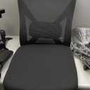 Ergonomic Office Chair - X-Shaped Computer Desk Chair Comfy, Gaming Chair, Office Chair with Lumbar Support, Mesh Office Chairs with Headrests, Desk Chair for Long Hours (Black Silver)