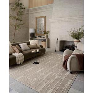 Loloi Amber Lewis Bexley Mushroom / Natural 2'-7" x 8'-0" Runner Rug