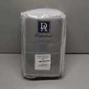 DriftAway Farmhouse Linen Blackout Curtains 102 Inches Long for Bedroom Striped Double Layer Thermal Insulated Sound Reducing Lined Grommet Rustic Drapes for Living Room 2 Panels W52 x L102, Gray