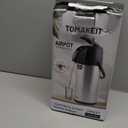 Airpot Coffee Dispenser Thermal with Pump,1.9L/64 Oz Insulated Stainless Steel Large Airpot Coffee Carafe Lever Action for Hot/Cold Water,Thermal Carafe for Hot Cocoa for Parties (64.2 Ounces)