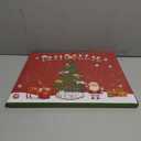 XmasExp Christmas Tree Collar, 24 inch Sequin Tree Skirt Stand Base Cover for Home Decor, Medium Size 4 Piece, White (Small)