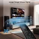 SofaBaton U2 Universal Remote (with Backlight), All-in-One Smart Universal Remote Control with Customized APP for TV/Soundbar/DVD/Blu-ray/Projector and More, Macro Buttons & Extended Infrared Range