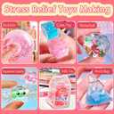 5PCS Nano Tape Bubble Kit for Kids, Nano Bubble Tapes Kit with Glitter, Clay, Cute Stickers and Accessories Tools, Nano Tape Crafts for Kids Teens Girls