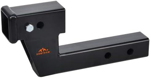 4.25" Rise & Drop Hitch 2 inch Receiver,Trailer Hitch Extender/Towing Hitch Receiver for Trailers,With7 & 9" Trailer Extender Adjustable Tow Hitch Made of 2" Solid Sturdy Metal with Anti-Rattle Bolts
