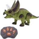 TOYANDONA 1Set Luminous Electric Triceratops Dinosaur for Remote Control Dinosaurs Plaything Safe Materials Birthday Enhances Motor Skills and Coordination