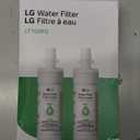 LG LT700P2 6-Month / 200 Gallon Refrigerator Replacement Water Filter, 2 Count (Pack of 1), White