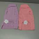 2 Pack Dog Sweaters for Small Dogs Winter Turtleneck Pullover Cable Knit Fleece Stretch Puppy Doggie Chihuahua Toy Poodle Yorkie Pomeranian Boy Girl Pet Clothes (S, Pink & Purple)