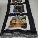 GEKIXUTP Sublimation Blanket Blanks 40"X60" Throw Blankets for Heat Press, Baby Printed Blanket, DIY Custom Personalised Sublimation Photo with 9 Panel