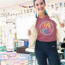 100 Days of School Shirt Teacher Happy 100th Day of School Tshirt Women Casual Teacher Life Tee Tops (Pink, L)