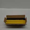 GREENER Lumber Storage Rack Folding Wood Storage Racks Wall-Mounted Metal Racks for Storage with 3-Level Heavy Duty Garage Wood Organizer for Woodworking Shop Indoor & Outdoor Use, 4 pairs,Yellow