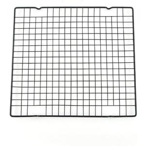 1PC Metal Cooling Rack Square Wire Baking Rack Cake Cooling Black Wire Roasting Rack for Cooking Baking Grilling Biscuit Pizza Bread Cake