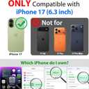SPORTLINK for iPhone 17 Case - IP68 Waterproof Military Protective Full Body Heavy Duty Shockproof 360 Sealed Dustproof with Camera Screen Protector Phone Cover for iPhone 17 6.3" Mag/Frosted Clear