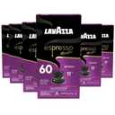 Lavazza Espresso Maestro Intenso Aluminum Capsules Compatible with Nespresso* Original Machines, Medium-Dark Espresso Roast, Arabica and Robusta (60 Capsules) (EXP 06/30/27)