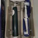 Oral-B iO Series 2 Rechargeable Electric Powered Toothbrush Starter Kit, Forest Green with 2 Brush Heads - Automatic Pressure Sensor to Protect Gums - 3 Modes - 2 Min Timer