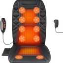 10 Vibrating Massage Nodes Back Massager Chair Pad for Pain Relief Home Office Use