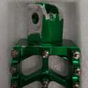 MZS Dirt Bike Foot Pegs, CNC Motocross Footpeg MX Footrest Pedal Green Compatible with KLX140 KLX140G 08-24 / KX65 00-24 / KX80 98-00 / KX85 01-24 / KX100 98-20 / KX112 22 / RM65 03-05 / RM100 03 (KLX140,KX65,KX80,KX85,KX100,KX112,RM65,RM100)