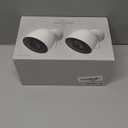 Google Nest Cam Outdoor (Wired, 2nd Gen) - 2 Pack - Security Camera with 2K Video and Gemini, Night Vision, 2-Way Audio - Works with Google Home - 2025 Model - Snow