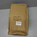 Metal Gold Garbage Can, Gold Trash Can for Office, Modern Metal Waste Basket for Bathroom, 7" W x 7" L x 12" H