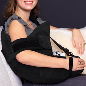 Post Shoulder Surgery Pillow with Pocket- Rotator Cuff Pillows for Sleeping, After Shoulder Surgery Must Haves, Rotator Cuff Sleeping Pillow, Rotator Cuff Surgery Recovery Accessories