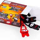 PICK A TOY Ninja Toys for Boys & Girls Party Favors Supplies Stretchy Flying Ninjas 24-Pieces, Slingshot Toys Mini Toy Karate Birthday Goodie Bags Stuffer and Ninja Party Favors Easter Egg Fillers