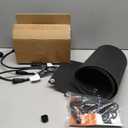 3 Pcs Heated Snow Melting Mats, 10 x 30 in No-Slip Rubber Heated Outdoor Mats, Snow and Ice Melting Mats for Winter Outdoor Stairs, Steps, Doorways,Walkways, Driveway, 2 in/h Melting Speed