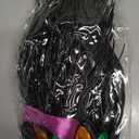 Light Up Halloween Girls Witch Costume, Toddler Witch Dress Set with Hat and Broom, Kids Costumes for Halloween Party