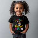 Hispanic Heritage Month Shirt Kids National Hispanic Heritage Month T-Shirt for Toddler Boys & Girls, 2T-8T (Black)