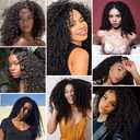 #1B Human Hair Bundles Deep Wave Bundles 18 20 22 Inch Unprocessed Brazilian Virgin Hair Weave 3 Bundles 50 Grams Per Bundle Deep Wave Human Hair Extensions Natural Color Bundle For Woman