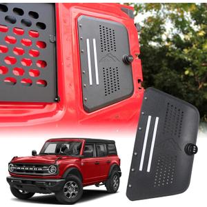 Kyostar 21-25 Bronco Tailgate Table Storage Lock Box,Foldable Cargo Carrier Case,Camping Desk Working Station for Ford Bronco 2021 2022 2023 2024 2025 2/4 Doors