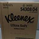 Kleenex Ultra Soft Facial Tissues, 4 Cube Boxes, 60 Tissues per Box
