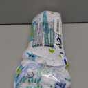 CREVENT Minky Baby Blanket for Boys, Soft Plush Receiving for Newborns - Giraffe 30x40 Inches (Light Blue)