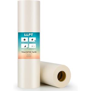 LLPT Transfer Tape Professinal Grade for Vinyl 12 Inch x 100 Feet Pick Vinyl Easily Residue Free Effective for Craft Cutters Stickers Decals Glass Windows Doors Signs and DIY (PG1200TT)