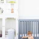 Ubbi Stainless Steel Diaper Pail, No Special Bags, Odor-Locking, Gray, 13 gallons