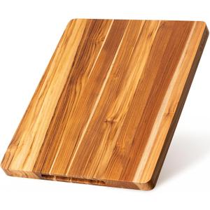 20x15 Teak Cutting Board, Reversible 1" Extra Large Chopping Block