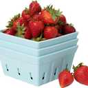 5 x Silicone Berry Bowls  Durable Modern Farmhouse Colander & Storage Basket for Fruits and Vegetables, Refrigerator Organization, Dishwasher Safe, Oven Safe (Set of 3, Cloud)