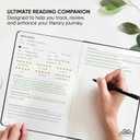 PRODUCTIVITY STORE Reading Journal, Book Journal & Book Tracker - Best Gifts For Book Lovers & Gifts For Readers - 65 Book Reviews - A5, 5.8 x 8.3 - Black