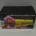 MuliVid 150Ft Permanent Outdoor Lights,Smart RGB Outdoor Lights with Remote APP Control, IP67 Waterproof Outside Light for House for Christmas, Halloween, Holiday, Party, Daily