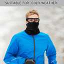 2 Pack Winter Neck Warmer Gaiter with Snow Ski Goggles Snowboard Motorcycle Goggles with Fleece Windproof Face Mask for Men Women Skiing Fishing Hiking Cycling