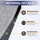 Vinyl Floor Mat Waterproof Area Mat Non Slip PVC Vinyl Area Rug,3'x5'