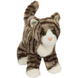 Douglas Zigby Gray Stripe Tabby Cat Plush Stuffed Animal
