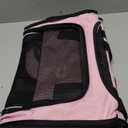 Henkelion Pet Carrier for Small Medium Cats Dogs Puppies up to 15 Lbs, TSA Airline Approved, Soft Sided, Collapsible Travel - Pink (17.0"L x 11.0"W x 11.0"H)
