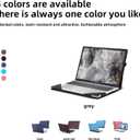 Laptop Case for Dell Pro 16 Plus PB16250 PB16255 16 All Inclusive Drop Case PU Leather Inside Pocket Cover (Sky Blue)