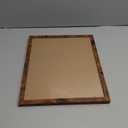 Frametory, 16x20 Picture Frame With Mat for 11x14 Picture - High Definition Glass Wide Molding - Preinstalled Wall Mounting Hardware (Rustic Brown, 1 Pack)