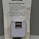 Cell Candy 12W Fast Charge Dual USB Wall Charger 2 Prong White Module Port