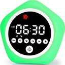 Kids Alarm Clock, Ok to Wake Clock with Green Light Red Light, Toddler Sleep Training Clock for Children