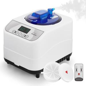 Sauna Steamer Machine for Home, 1300W 1.8qt Steam Generator, Portable Steamer Pot with Remote Control, Oil Diffuser, 5-60 min Timer, 9 Levels, Heat up to 140F