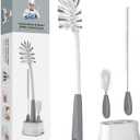 MR.SIGA Water Bottle Brush Cleaning Set with Storage Holder, Cleaning Brushes for Tumbler, Straw, Baby Bottles, Drinking Glasses